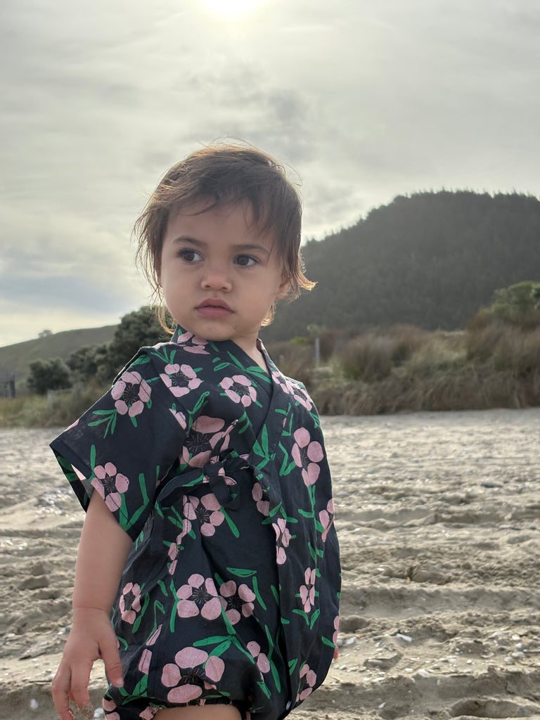 Mānuka Pango Kimono Romper