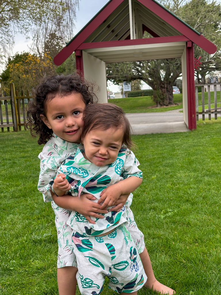 Kererū Ma Kimono Top