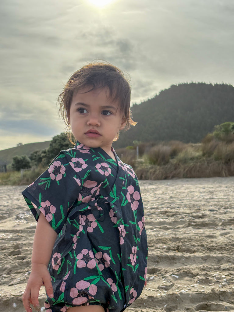 Mānuka Pango Kimono Romper