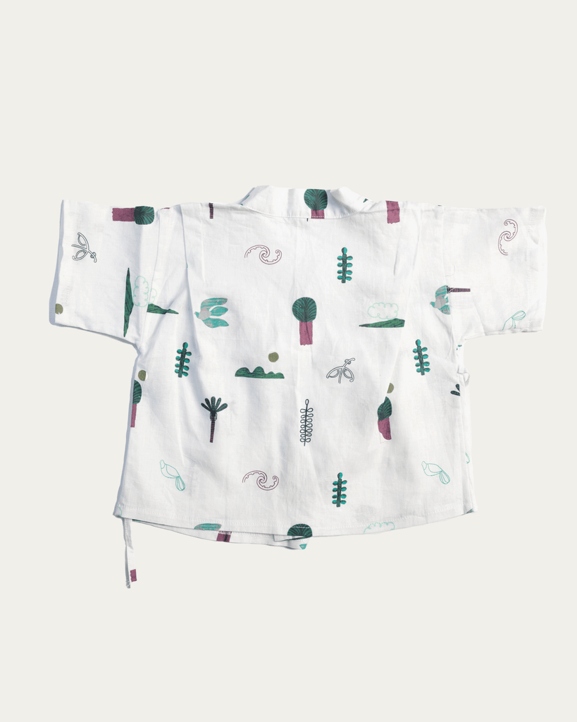 Motu Rākau Ma Kimono Top